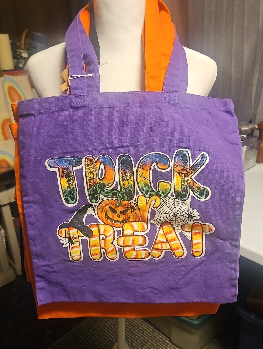 Halloween Trick or Treat Kids Tote Bag - All 5 For $12